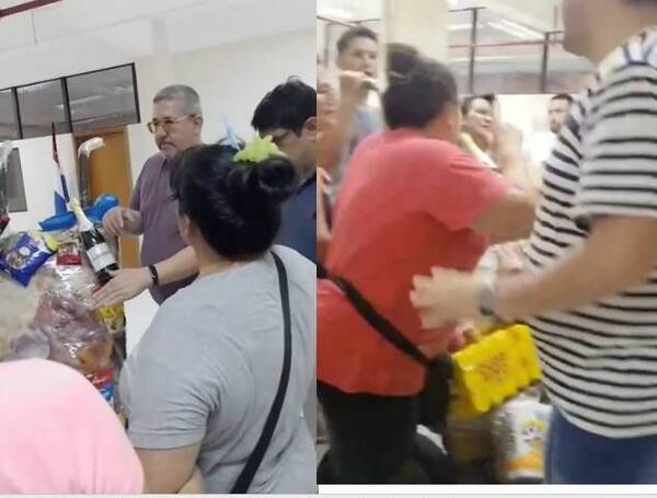 [VIDEO] Dire del Mercado 4 pelea con mercaderas por una carretilla