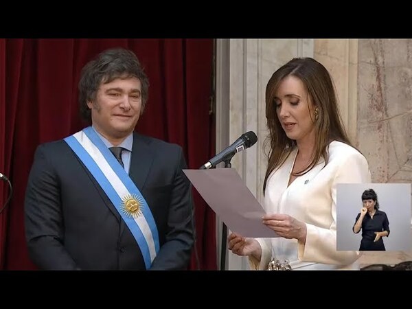 Javier Milei jura como Presidente de la Argentina | OnLivePy