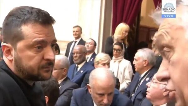 Zelensky se cruzó con Orban, primer ministro de Hungría y aliado de Putin