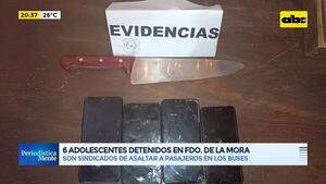 Video: 6 adolescentes detenidos en Fdo. de la Mora  - Periodísticamente - ABC Color