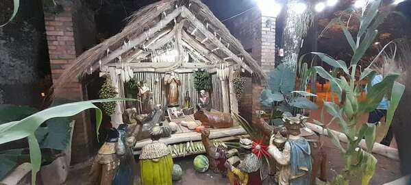 Habilitan pesebre “El rancho ymaitecuareicha” en Santa Rosa, Misiones - Nacionales - ABC Color