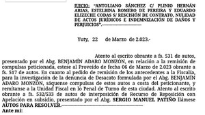 Ex gobernador es acusado de desacato en litigio de tierras