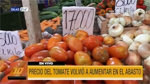 Precio del tomate volvió a dispararse en el Abasto - Noticias Paraguay