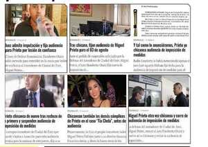 Prieto ya agota sus chicanas  para evitar la audiencia donde podría quedar con domiciliaria