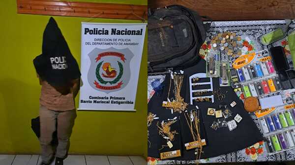 Agentes de la Cría. 1ra. aprehenden a un hombre hurtando local comercial - Oasis FM 94.3
