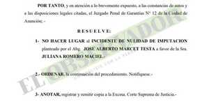 Actuaria involucrada en presunta adulteración de expediente intentó anular imputación