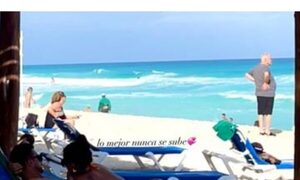Gloria Vera y el Emperador pillados a los mimos en Cancún