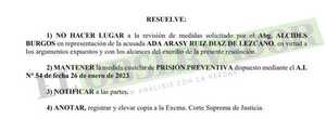 Esposa de policía acusada por el asesinato del militar Líder Ríois seguirá en prisión