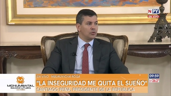 Peña reconoce que la inseguridad "le quita el sueño" - Noticias Paraguay