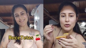 Pastelera sexy causa furor con sus “Rece-tetas