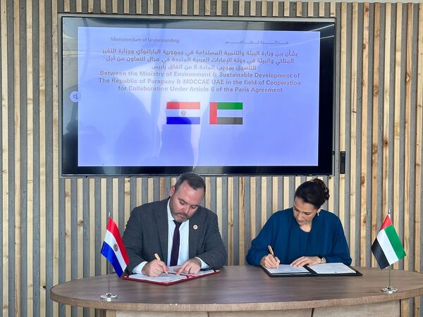 Emiratos Árabes suscribió con Paraguay el primer acuerdo sobre créditos de carbono - MarketData
