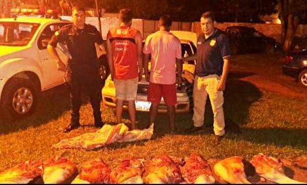 Dos abigeos detenidos en San Alberto con 8 cabezas de ganado - La Clave