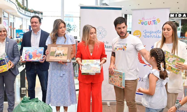 Este lunes se realizó el relanzamiento oficial del banco de juguetes para alegrar a miles de niños