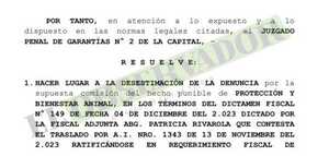 Desestiman denuncia contra veterinaria por supuesta fosa clandestina con restos animales 