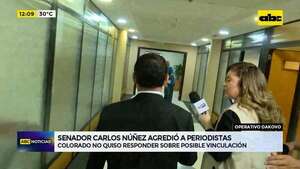 Video: senador Carlos Núñez agredió a periodistas  - ABC Noticias - ABC Color