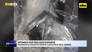 Video: detenido por realizar disparo con una pistola - ABC Noticias - ABC Color