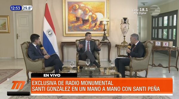 Mano a mano con el presidente Santiago Peña | Telefuturo