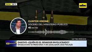 Dakovo: ¿Quién es el senador involucrado?  - ABC Noticias - ABC Color