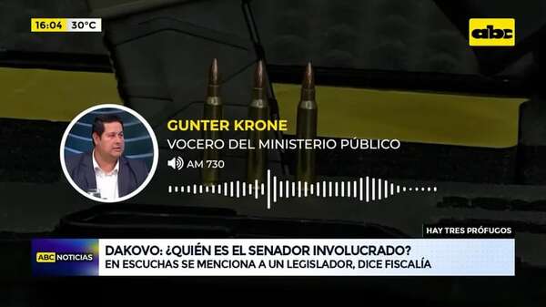 Dakovo: ¿Quién es el senador involucrado? - ABC Noticias - ABC Color