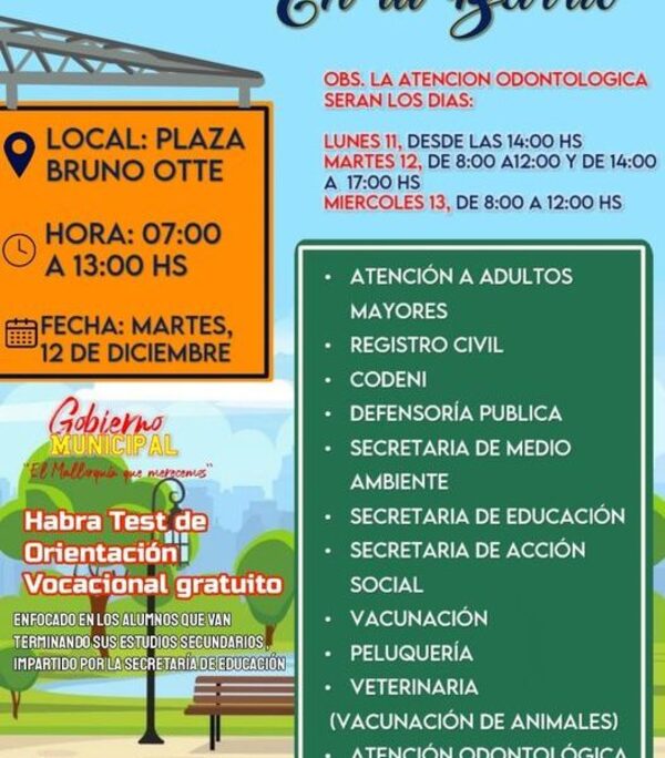 Realizan jornada de gobierno en Mallorquín