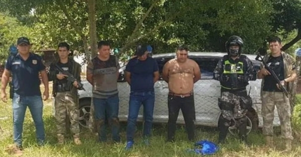 Capturan a tres delincuentes tras persecución y balacera en Caaguazú