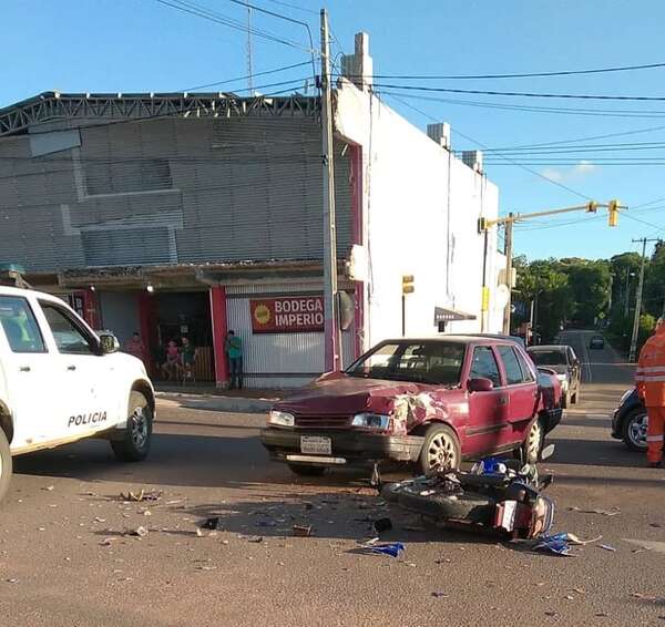 Muere un motociclista tras accidente de tránsito en la compañía Pedrozo - Policiales - ABC Color