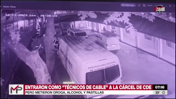 Cárcel de CDE: Entraron como "técnicos de cable", pero metieron marihuana, alcohol y pastillas - Megacadena - Diario Digital