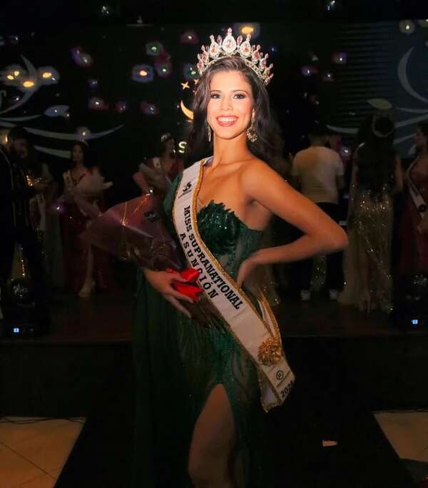 Ingrid Cortessi se coronó Miss Supranational Asunción 2024 - Gente - ABC Color