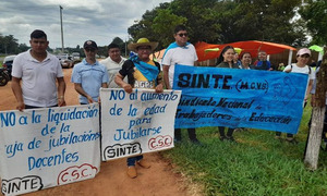 Sindicalistas y Docentes anuncian movilzaciones a nivel 5to departamento