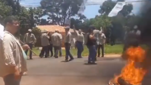 Comienzan cortes de luz en Paraguarí como medida de fuerza de Sitrande para liberar a dirigentes