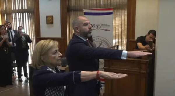 JEM toma juramento a Alicia Pucheta y Enrique Berni - Política - ABC Color