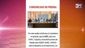 ANDE y otras instituciones afirman “trabajo coordinado” para garantizar servicios públicos - Noticias Paraguay