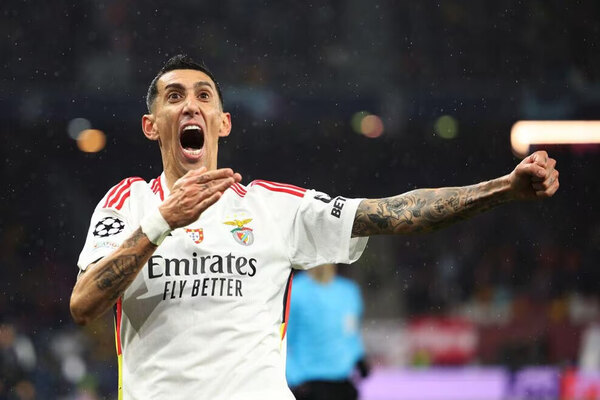 Versus / En su último partido por Champions League, Ángel Di María metió un golazo olímpico