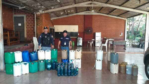 Prosigue incautación de combustibles ofertados ilegalmente en Encarnación