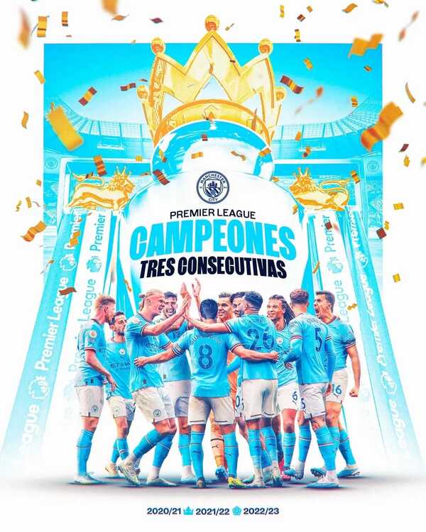 Manchester City se consagró campeón de la Premier League