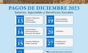 Con adultos mayores y veteranos inicia hoy plan de pagos de diciembre
