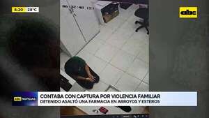 Video: Contaba con captura por violencia familiar  - ABC Noticias - ABC Color
