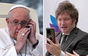 El papa zanja polémica con el presidente argentino Milei