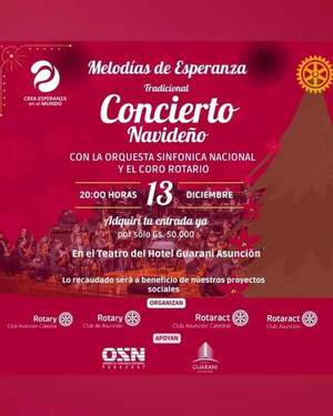 "Melodías de esperanza” con la OSN y el Coro Rotario - .::Agencia IP::.