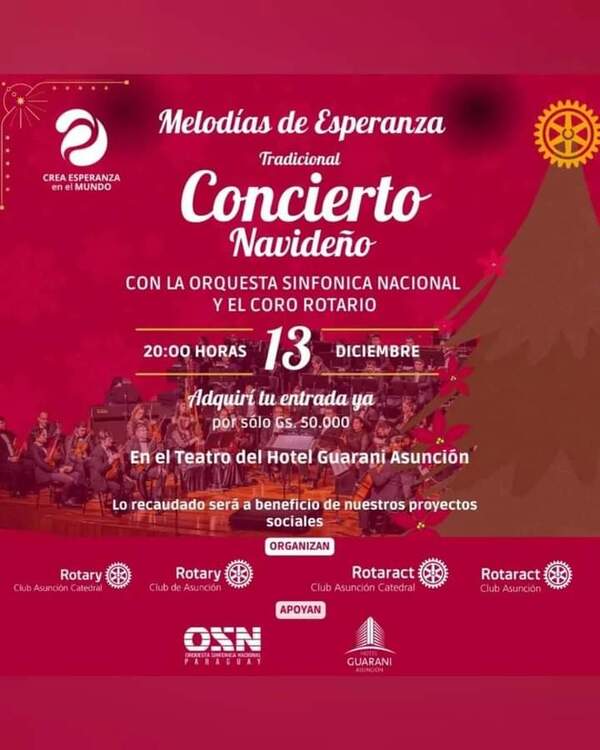 "Melodías de esperanza” con la OSN y el Coro Rotario - .::Agencia IP::.