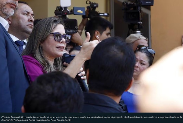 Superintendencia: “La oposición está mintiendo”, dijo representante sindical