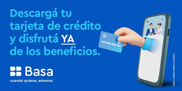 Diario HOY | Con su app, Basa ofrece una tarjeta de crédito al instante
