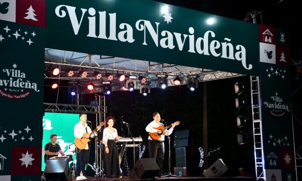 Villa Navideña del Paraguay ofrece variedad de opciones gastronómicas y de artesanía al público