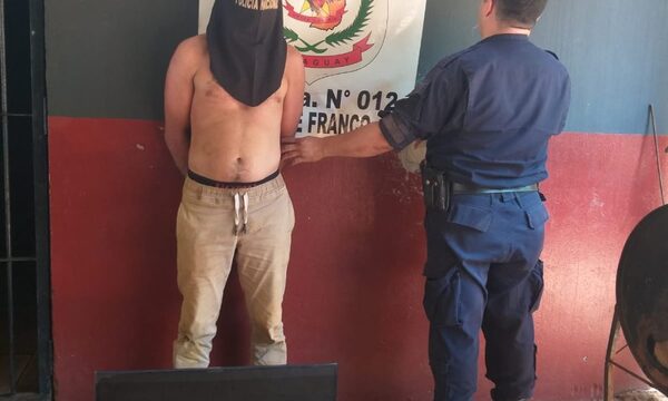 Capturan a ladrón con la «mano en la tele»