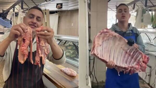 [VIDEO] Carnicero influencer enseña cómo comprar un buen asado