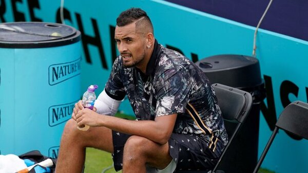 Kyrgios admite que no quiere jugar más al tenis
