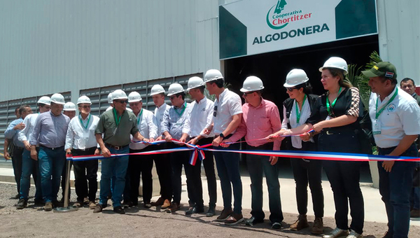Chortitzer pone fibra e inaugura planta desmotadora en el Chaco (US$ 12 millones de inversión)