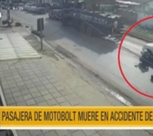 Pasajera de Moto Bolt murió en accidente de tránsito - Paraguay.com