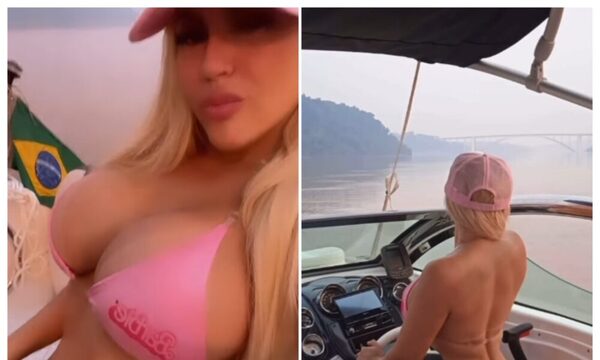 (VIDEO)”Barbie paraguaya” peló cuerazo en un yate
