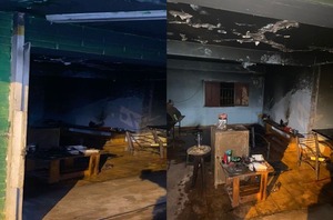 Queman casa de guardiacárcel vinculado a red de ingreso ilegal de sustancias - ADN Digital